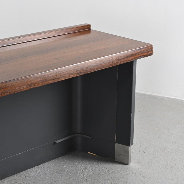 Wood Reception Desk by Kenmochi for Tendo Mokko, Japan, 1966 For Sale - Image 7 of 17