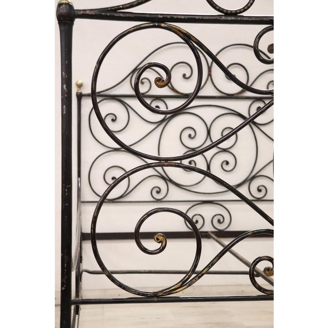 19th Century Iron Double Bed For Sale - Image 12 of 18