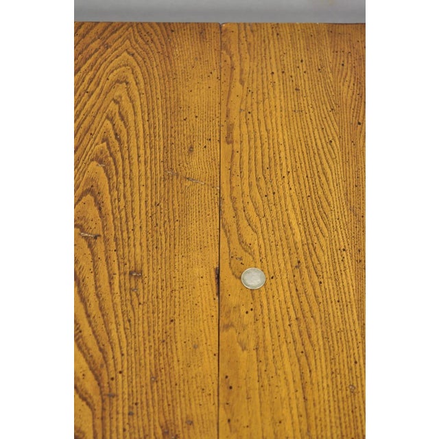 Vintage Mid Century Modern Oak Sunburst Round Extension Pedestal Dining Table For Sale - Image 18 of 18