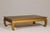 Gold Lacquered Ming Dynasty Style Chow Leg Coffee Table with Carved Apron For Sale - Image 12 of 12