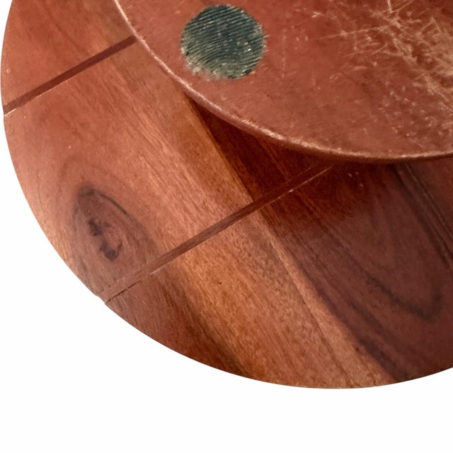 Vintage Wooden Cake Stand For Sale - Image 6 of 6