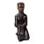 17" Cast Bronze Figural Kneeling Monk Statue Sculpture For Sale