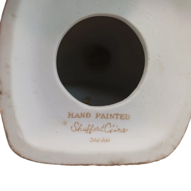 Ceramic Vintage Shufford China Hand Painted Porcelain Figurine, Japan For Sale - Image 7 of 8