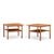 Mid-Century Modern Edward Wormley for Dunbar Mid Century Walnut and Brass Side End Tables - Pair For Sale - Image 3 of 12