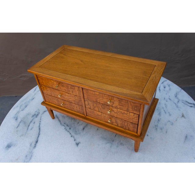 Mid Century Mini Dresser Jewelry Box, Sophisticate by Tomlinson Chairish