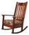 J. M. Young & Sons Antique Mission Oak Arts & Crafts Rocking Chair, Circa 1900 For Sale