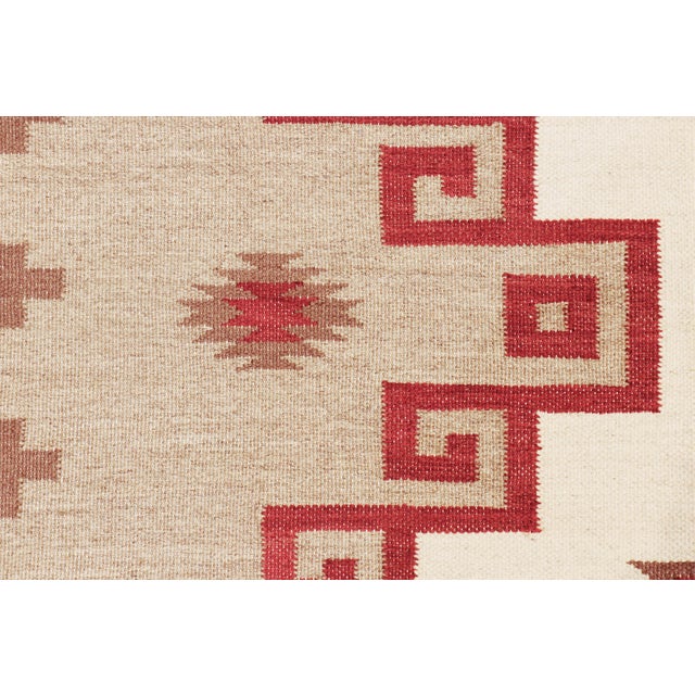 Pasargad Home Tuscany Cream Wool Area Rug- 3'11'' X 5'11'' For Sale - Image 4 of 5
