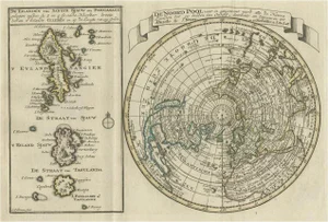 Map of Sangihe Archipelago in Indonesia and California Island, 1788
