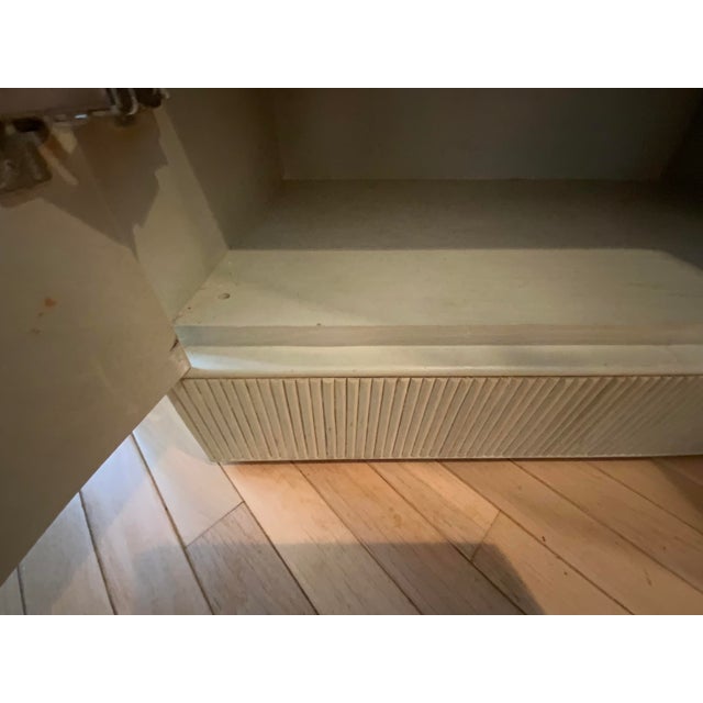20th Century Bamboo Glass Door Cabinet For Sale - Image 10 of 11