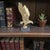 1970s Vintage Brass Eagle on Marble Base 9.5" Patriotic Desk Sculpture For Sale - Image 5 of 10