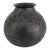 Early 20th Century Large Mexican Black on Black Pottery Olla Signed by Jesus Pina 20thC For Sale - Image 5 of 11