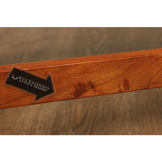 Stickley Mission Collection Cherry Spindle Bench For Sale - Image 16 of 18