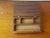 Vintage 1989 Rectangular Wooden Carved Box With 4 Compartments With Felt For Sale - Image 4 of 6