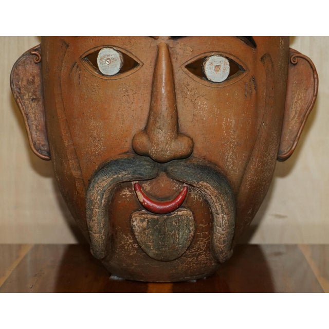 Vintage Mexican Folk Art Terracotta Pots, 1960s, Set of 2 For Sale - Image 6 of 18