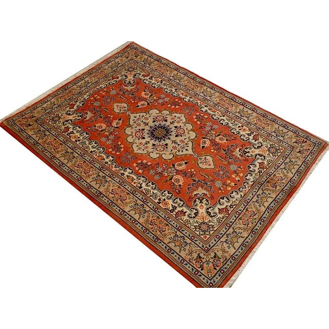 Brown Vintage Bidjar Rug, 1950s For Sale - Image 8 of 12