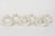 Mid-Century Modern Vintage Porcelain Coastal Sea Horse Napkin Rings Set of 6, 1950's For Sale - Image 3 of 11