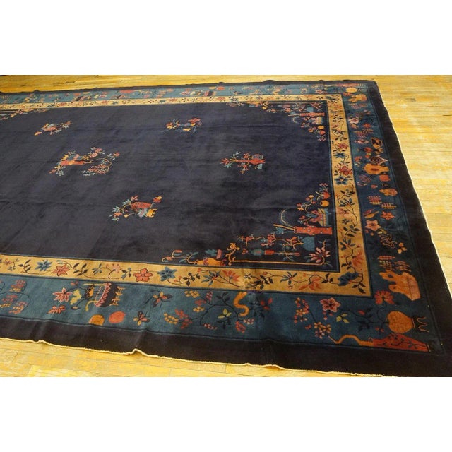 1920s Chinese Art Deco Carpet ( 10' x 14'6'' - 305 x 442 ) For Sale - Image 4 of 8