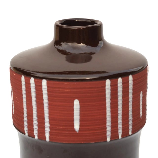 1960s Ceramic Vase, Keralit Litomyšl, Czechoslovakia, 1960s. For Sale - Image 5 of 8