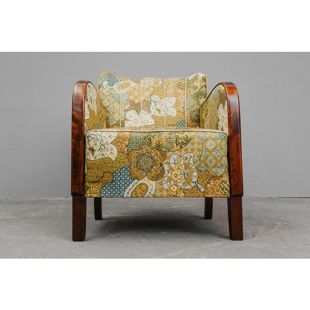 Vintage Art Deco Lounge Chairs in Birch and Pine, 1920s, Set of 2 For Sale - Image 15 of 18