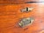Wood Antique 19th Century Anglo-Indian Two-Part Campaign Chest of Drawers W/ Brass Hardware For Sale - Image 7 of 18