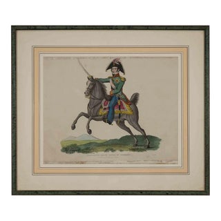 Unknown, Prince of Sweden, Original Lithograph, 1816 For Sale