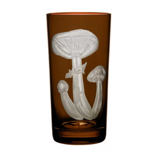 ARTEL Mushrooms Collection Highball in Walnut - Set of 6 For Sale - Image 6 of 8