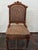 A Victorian Gothic Side Chair with paisley fabric in very nice condition. This is a true Eastlake Gothic Chair not a...