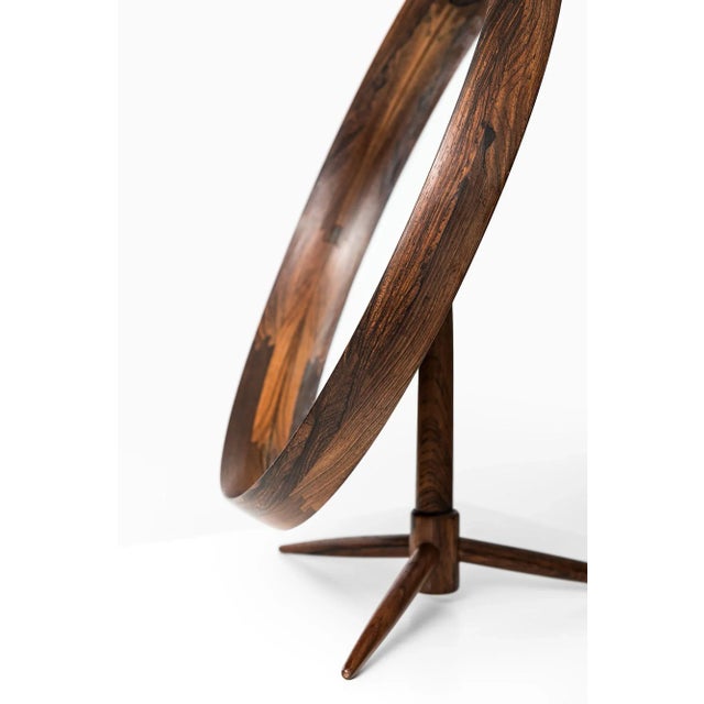 Mid-Century Danish Table Mirror, 1950s For Sale - Image 4 of 8