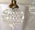 1970s Five Crystal Prisms Swag Pendant Chandelier Neoclassical French Inspired For Sale - Image 9 of 15