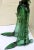 Green Gaucho Cowboy Figure in Blown Glass Attributed to Barovier For Sale - Image 8 of 12