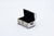 Silver Jewelry Box in the Shape of Chest For Sale - Image 4 of 5