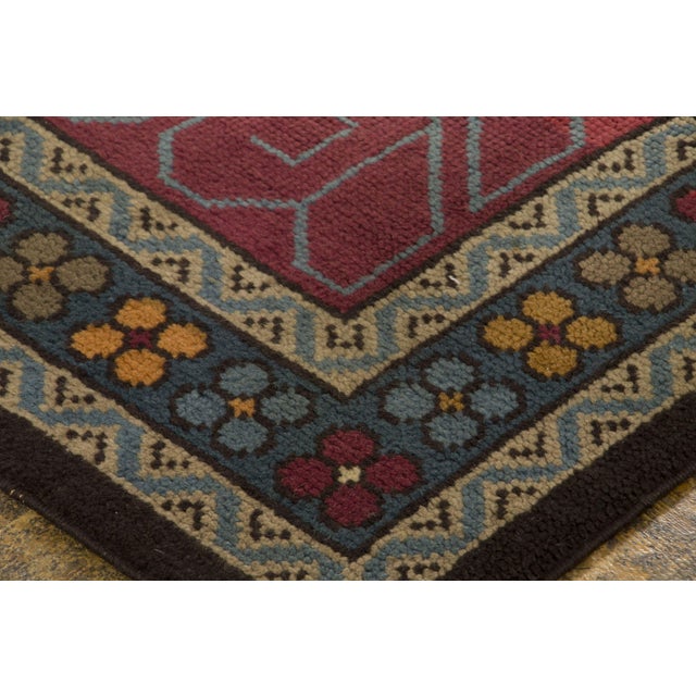 Traditional Vintage French Art Nouveau Rug With Medallion Design by Rug & Kilim, 1950-1959 For Sale - Image 3 of 9