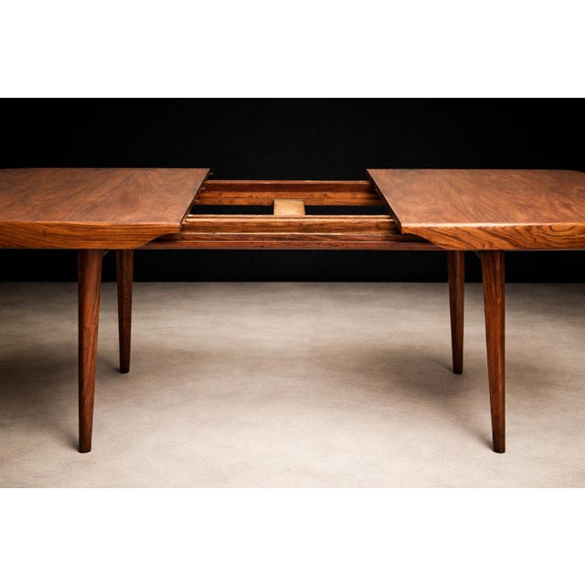 3 in 1 Extendable Dining Table in Caviuna Wood by Carlo Hauner & Martin Eisler, Brazil, 1950s - Lot 18 For Sale - Image 10 of 15