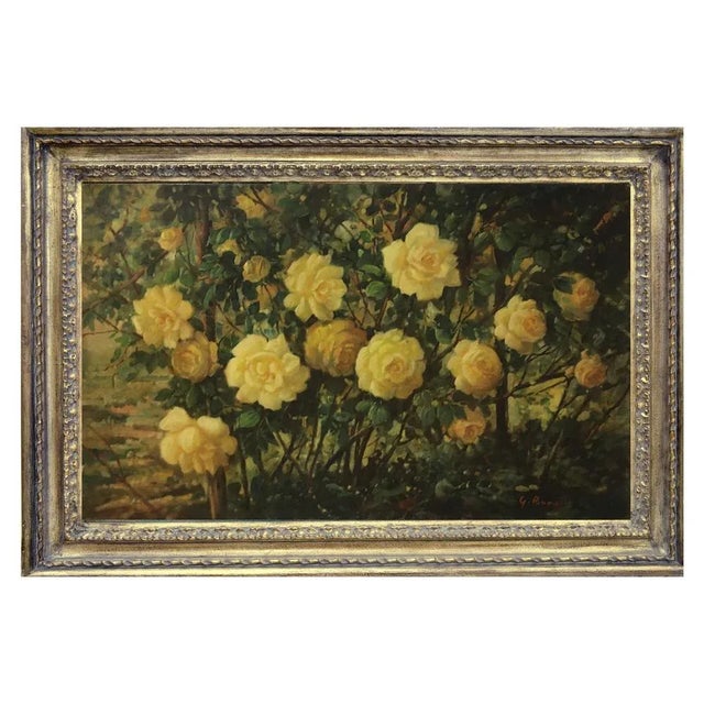 Giovanni Bonetti, Italian School Floral Still Life, Oil on Canvas, 2007 For Sale - Image 9 of 9