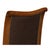French Empire Dining Chairs in Brown Leather, Sets of 2 For Sale - Image 9 of 11