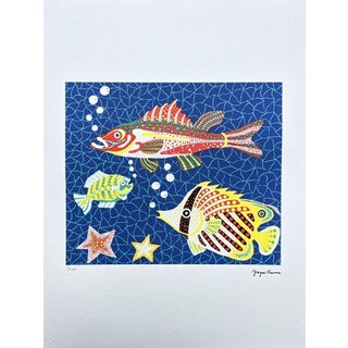 After Yayoi Kusama, Sea Lithograph, 1980s For Sale