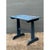 Vintage Distressed Blue Wood Side Table For Sale - Image 10 of 12
