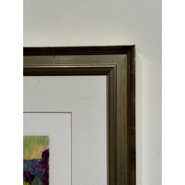 Early 21st Century Signed m.k. Kemper “Angel Fire” Expressionist New Mexico Landscape, Framed For Sale - Image 5 of 8