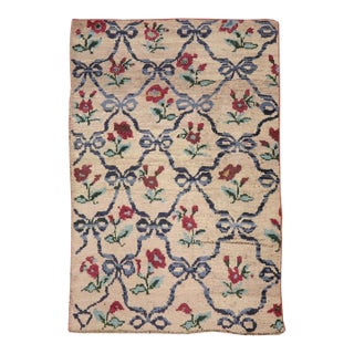 Galerie Shabab Collection Mid-20th Century Turkish Anatolian Throw Rug For Sale