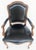 Black Vintage Italian Chateau d'Ax Leather Armchairs With Brass Nailhead Details, Pair For Sale - Image 8 of 12