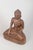 Bronze Buddha figure. Seated Buddha figure executed in patinated bronze with a classical meditative pose, detailed drapery...