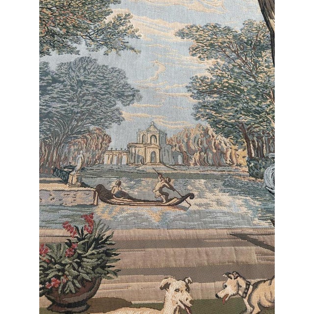 Aubusson Style Jacquard Tapestry, 1980s For Sale - Image 13 of 18