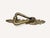 Antique Solid Brass Door Knocker, English Style Triangular Ring With Decorative Backplate, 8.38” For Sale - Image 4 of 5