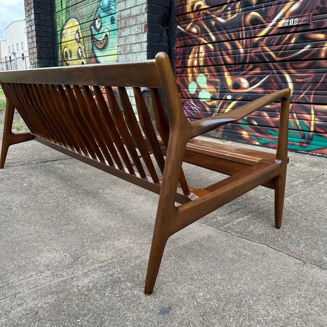 Ib Kofod-Larsen Danish Mid-Century Modern Teak Sofa For Sale - Image 11 of 12