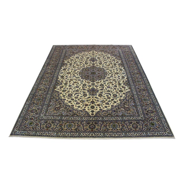 Middle Eastern Hand-Knotted Rug For Sale