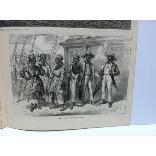 1877 Antique Illustrated London News Freetown Sierra Leone