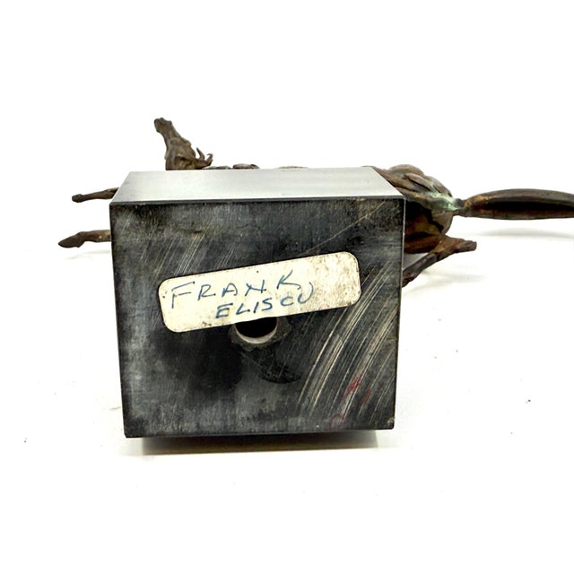 1950s Frank Eliscu Bronze of a Jumping Horse For Sale - Image 9 of 17