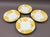 Bill Goldsmith Site Corot Limoges France Potpourri Salad Plate Set Of 7. Measures approximately 8" diameter.