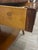Wood Vintage Townsend Mfg. Co. Tooled Leather Top Mahogany End Table For Sale - Image 7 of 18