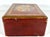 Art Nouveau Red Lacquered Floral Box: Japanese Antique, Made in Japan For Sale - Image 6 of 10